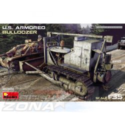MiniArt 1:35 US Armored Bulldozer makett