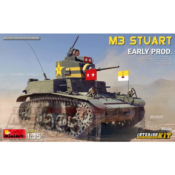 MiniArt 1:35 M3 STUART EARLY PROD. INTERIOR KIT makett