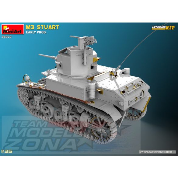 MiniArt 1:35 M3 STUART EARLY PROD. INTERIOR KIT makett