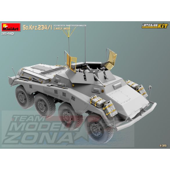 MiniArt 1:35 Sd.Kfz.234/1 Schwerer Panzerspahwagen. EARLY MOD. INTERIOR KIT makett