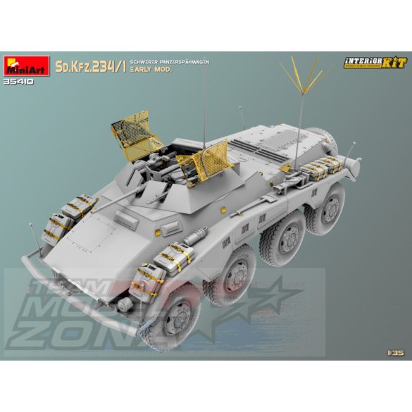 MiniArt 1:35 Sd.Kfz.234/1 Schwerer Panzerspahwagen. EARLY MOD. INTERIOR KIT makett