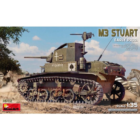 MiniArt 1:35 M3 STUART EARLY PROD. makett