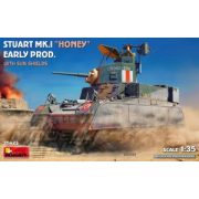   MIniArt Stuart Mk.I “Honey” Early Prod. w/Sun Shields makett