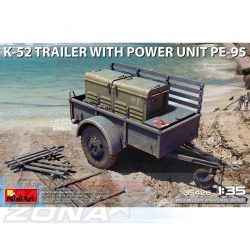 MiniArt 1:35 K-52 Trailer w.Power Unit PE-95 makett