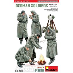 MiniArt 1:35 Fig.-Set Dt. Soldaten WW II  Sp.Ed.makett