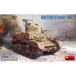  MiniArt 1:35 BRITISH STUART Mk. I LATE PROD. INTERIOR KIT makett