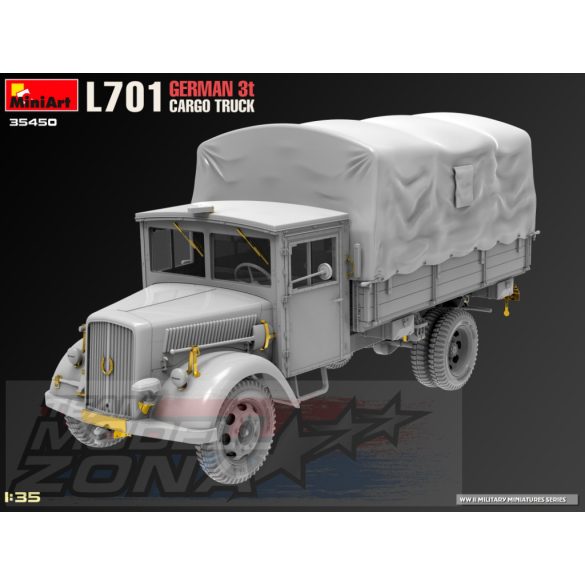 MiniArt 1:35 GERMAN 3t CARGO TRUCK 3,6-36S EARLY PROD. PmQ-Type makett