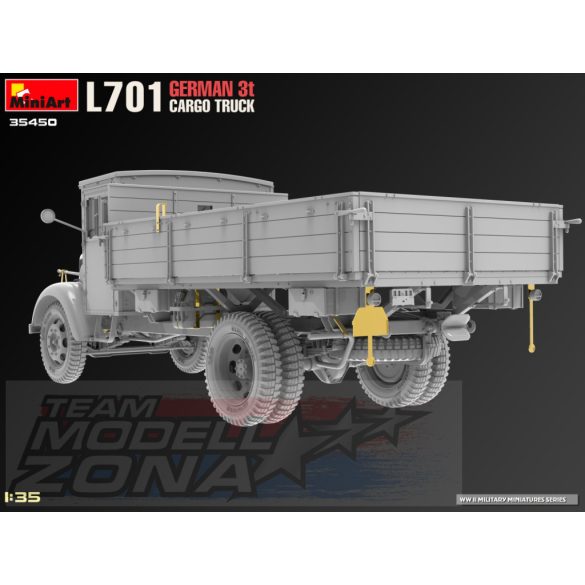 MiniArt 1:35 GERMAN 3t CARGO TRUCK 3,6-36S EARLY PROD. PmQ-Type makett