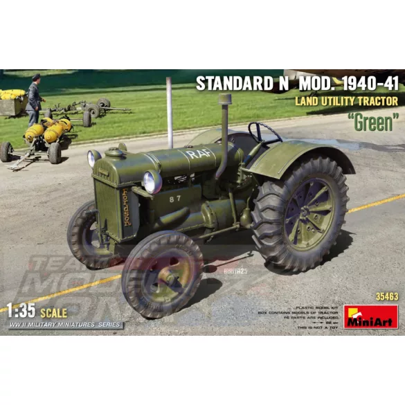 MIniArt 1:35 LAND UTILITY TRACTOR STANDARD N “Green” Mod. 1940-41 Makett