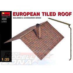 MiniArt - 1:35 - cserepes tető (európai) - makett