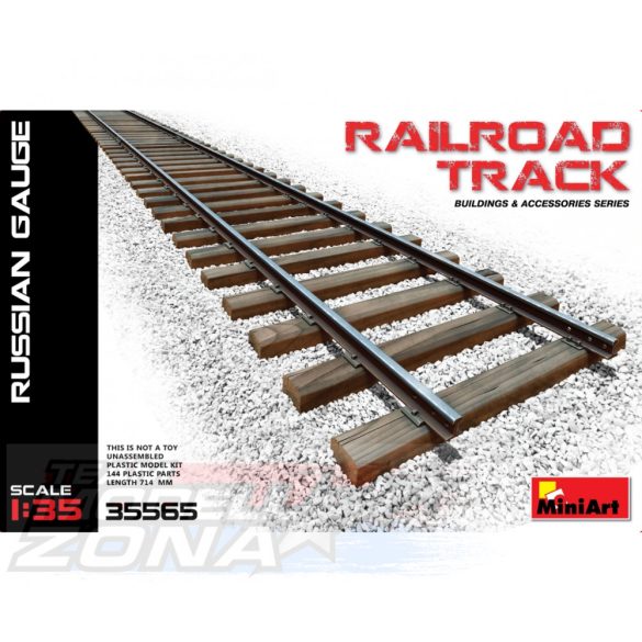 MiniArt 1:35 Railroad Track Russian Gauge makett