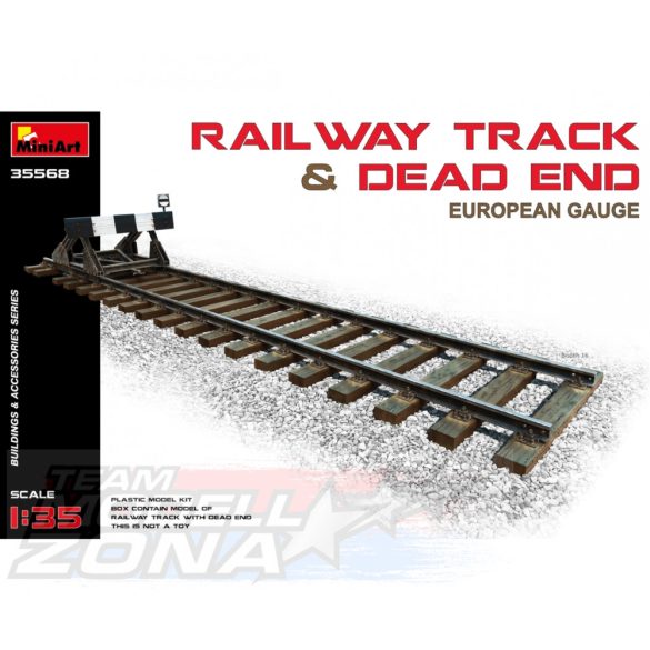 MiniArt 1:35 Railway Track & Dead End Eur. Gauge makett