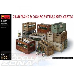 MiniArt - 1:35 - pezsgős és cognacos üvegek - makett