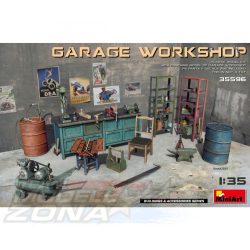 MiniArt 1:35 Garage Workshop w/ Access. makett