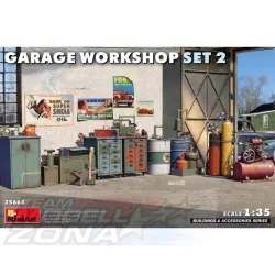 Mini Art 1:35 Garage Workshop Set #2 makett