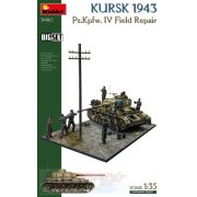   MiniArt 1:35 KURSK 1943. Pz.Kpfw. IV Field Repair. BIG SET makett
