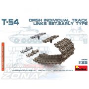 MiniArt 1:35 T-54 OMSh Ind.Track Links Set Early makett