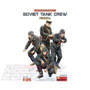 MiniArt 1:35 Fig. Sov. Tank Crew 1950s makett