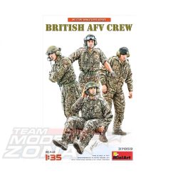 MiniArt 1:35 Fig. British AFV Crew (4) makett