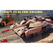   MiniArt 1:35 IRAQI T-55 AL FAW/ENIGMA. POLISH MADE BASE makett