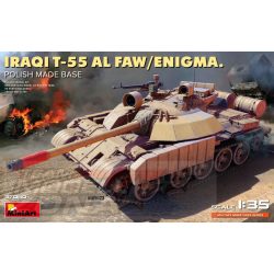  MiniArt 1:35 IRAQI T-55 AL FAW/ENIGMA. POLISH MADE BASE makett