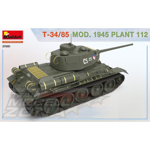 MiniArt 1:35  T-34/85 Mod. 1945 Plant 112 makett