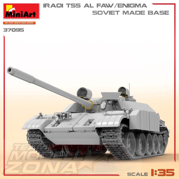 MiniArt 1:35 IRAQI T-55 AL FAW/ENIGMA. SOVIET MADE BASE makett