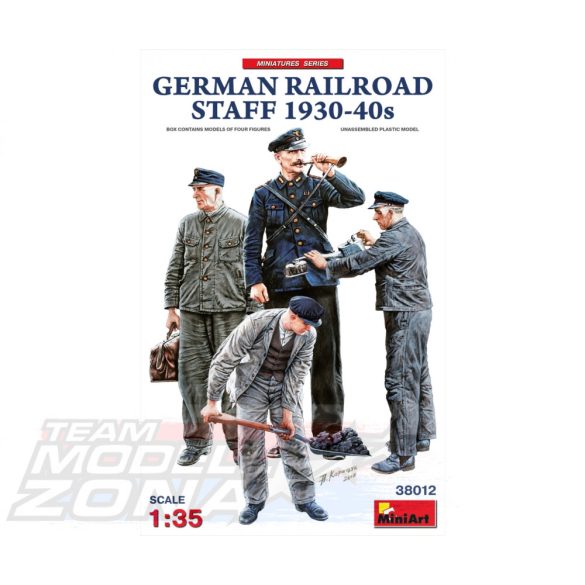 MiniArt 1:35 Fig. Ger. Railroad Sta. 1930-40 (4) makett