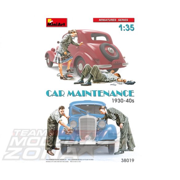 MiniArt 1:35 Fig. Car Maintenance 1930-40 makett