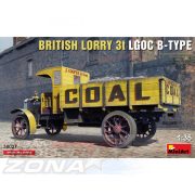 1:35 British Lorry LGOC 3t B-Type makett