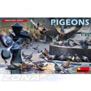 MiniArt 1:35 Fig. Pigeons (36) makett