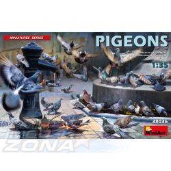 MiniArt 1:35 Fig. Pigeons (36) makett