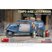 MiniArt 1:35 Tempo A400 Lieferwagen Milk makett