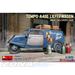 MiniArt 1:35 Tempo A400 Lieferwagen Milk makett