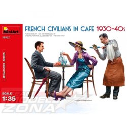 MiniArt 1:35 Fig. French Civilians in Café (3) makett