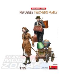 MiniArt 1:35 Fig. Refugee Teacher Family (2) makett