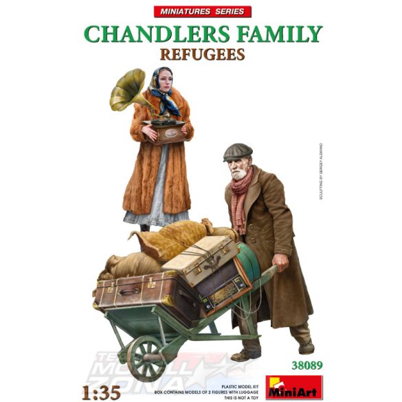 MiniArt 1:35 REFUGEES. CHANDLERS FAMILY makett