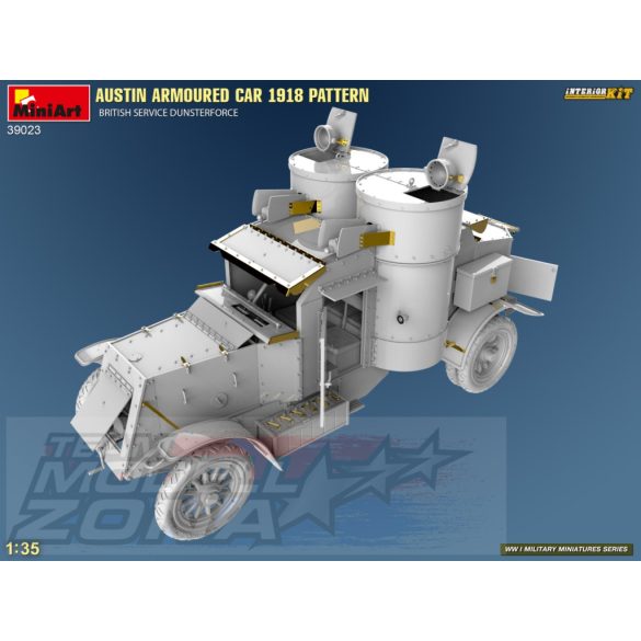 MiniArt 1:35 AUSTIN ARMOURED CAR 1918 PATTERN. BRITISH SERVICE DUNSTERFORCE. INTERIOR KIT makett