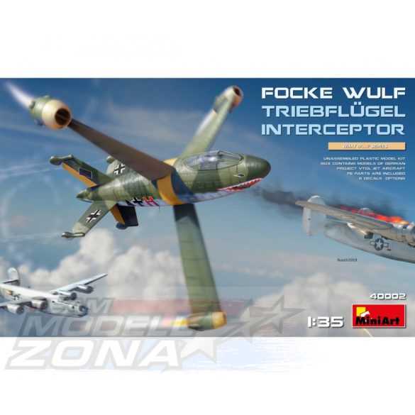 MiniArt 1:35 Focke-Wulf Triebflugel Interceptor makett