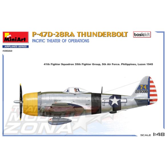 MiniArt 1:48 P-47D-30RA THUNDERBOLT makett