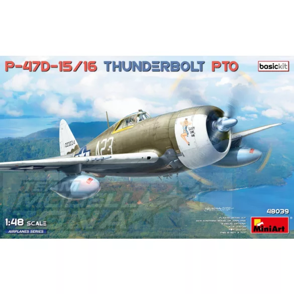 MiniArt 1:35 P-47D-15/16 THUNDERBOLT. PTO RAZORBACKS. BASIC KIT makett