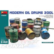MiniArt 1:48 Modern Oil drums 200L makett
