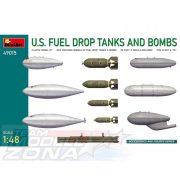MiniArt 1:48 US aircraft tanks and armament makett