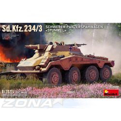 MiniArt 1:35 Sd.Kfz.234/3 Schw. Panzer  Stummel makett