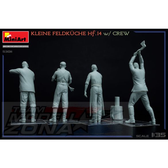 MiniArt1:35 Kleine Feldküche Hf.14 mit  Crewmakett