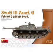 MiniArt - 1:72 Germ. StuG III Ausf.G Prod. 43 Alk. makett