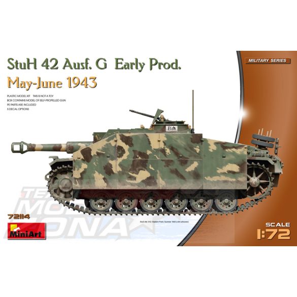 MiniArt 1:72 STUH 42 AUSF. G EARLY PROD makett