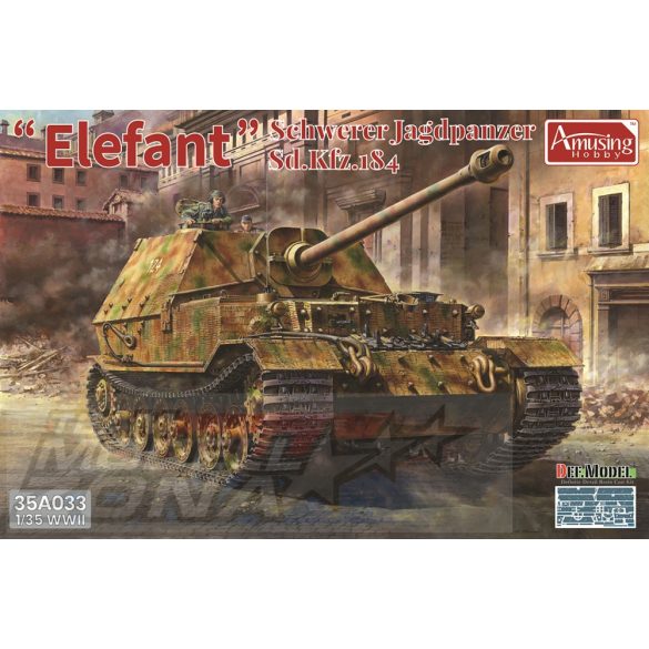 Amusing Hobby - 1:35 Schwerer Jagdpanzer Elefant Sd.Kfz.184 - makett