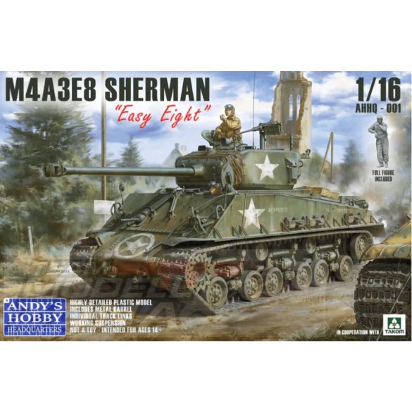 Andy's Hobby Headquarters M4A3E8 Sherman "Easy Eight" makett