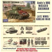   1/16 M4A3E8 LATE WWII / KOREAN WAR Sherman "Easy Eight" makett